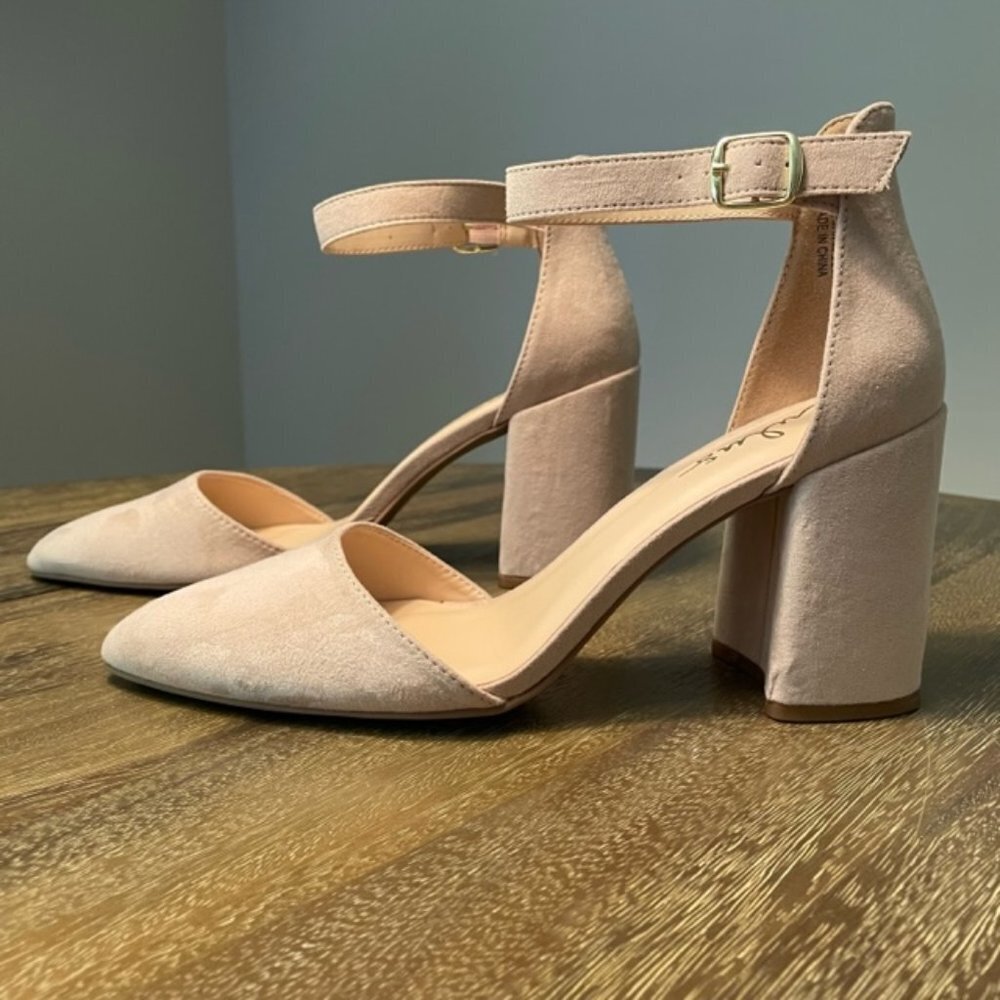 Lulus Chunky Heels Size 8
